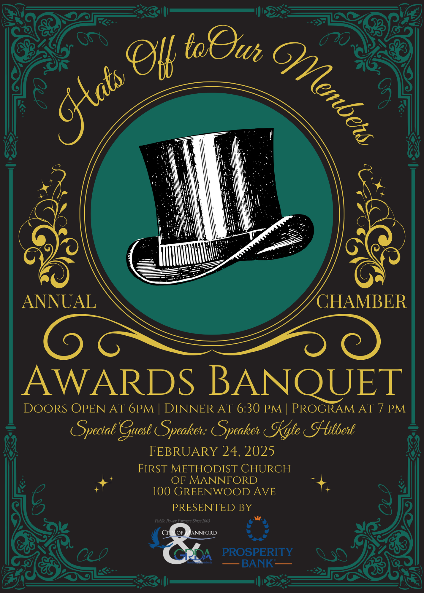 “Hats Off to Our Members” – Reserve Your Spot at the Annual Awards Banquet